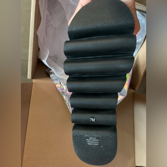 NEW Dolls Kill x Club Exx Fantastic Hues Platform Sandals Size US 7 - Picture 10 of 10